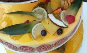 Décoration fruits sur gâteaux