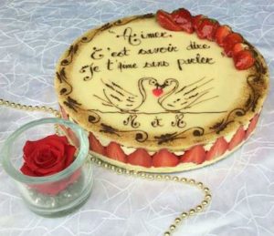 Entremet fraisier