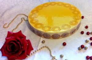 Entremet passion ananas