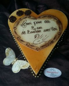 Entremet passion mangue