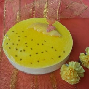 Entremet passion mangue