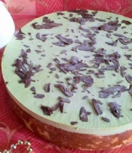 Entremet pistache