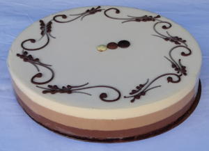 Entremet trois chocolat