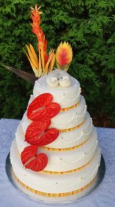 Wedding cake thème créole