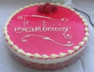 Entremet framboisier