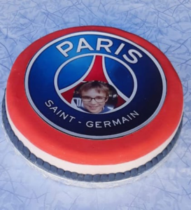 Gateau theme enfant paris saint germain