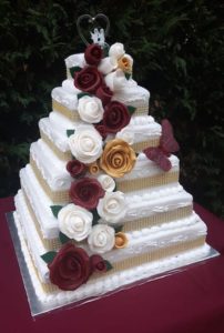 Wedding cake bordeau mariage essonne