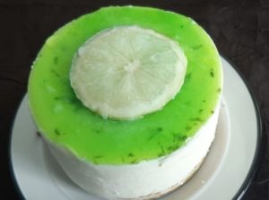 Entremet individuel citron vert