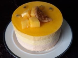 Entremet individuel fruits exotiques