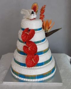 Wedding cake Antilles - Pâtissier mariage Essonne (91)