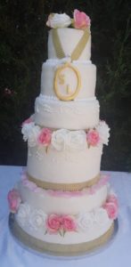 Wedding cake rose - Pâtissier mariage Essonne (91)